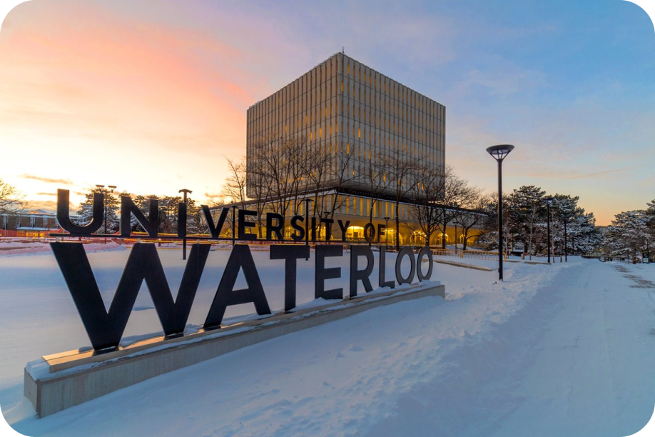A picture of the University of Waterloo campus
